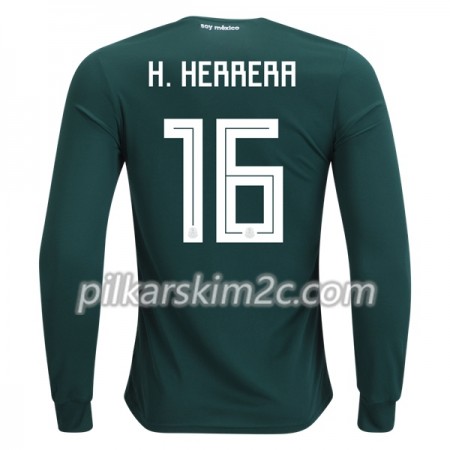 Koszulka Meksyk H.Herrera 16 Główna Mistrzostwa Świata 2018 - Koszulki Piłkarskie(L/S)